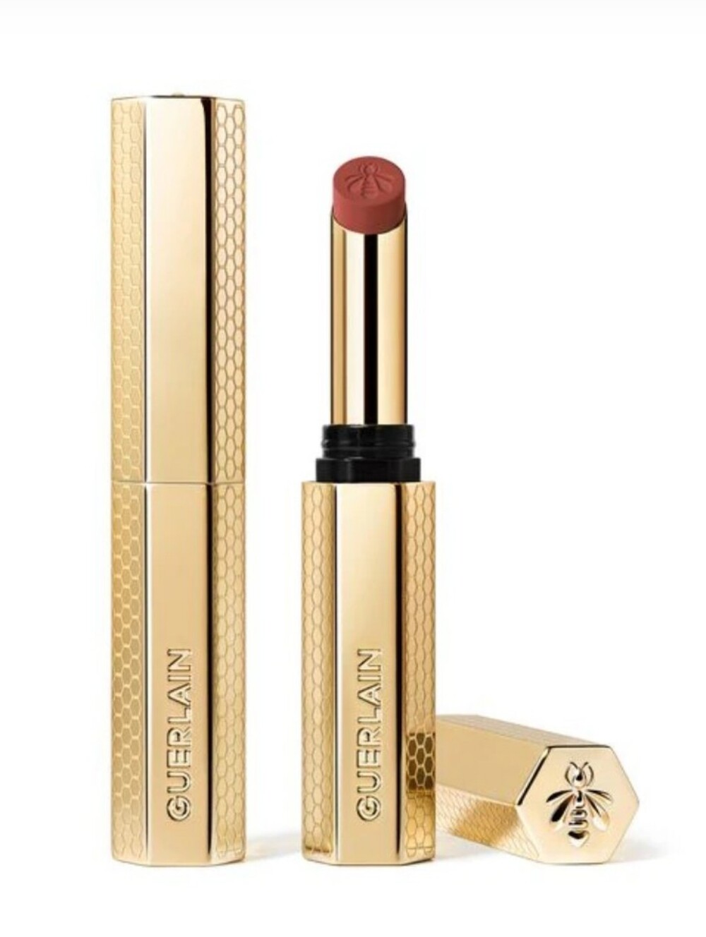 Guerlain Kisskiss Honey Infused Intense Lipstick 279 Petal Nude